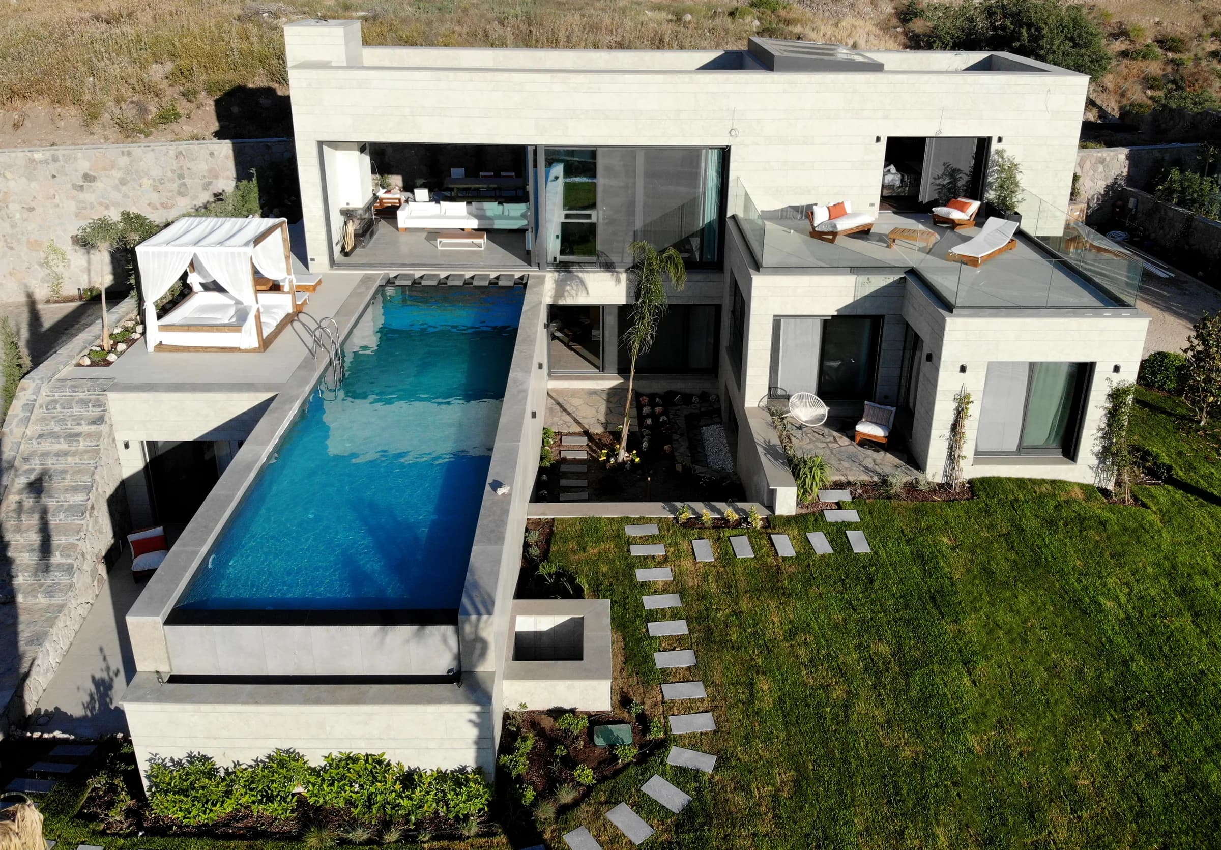Bodrum Turgutreis Villa Admiral panoramik manzaralı ultra lüks villa galeri gorseli 2