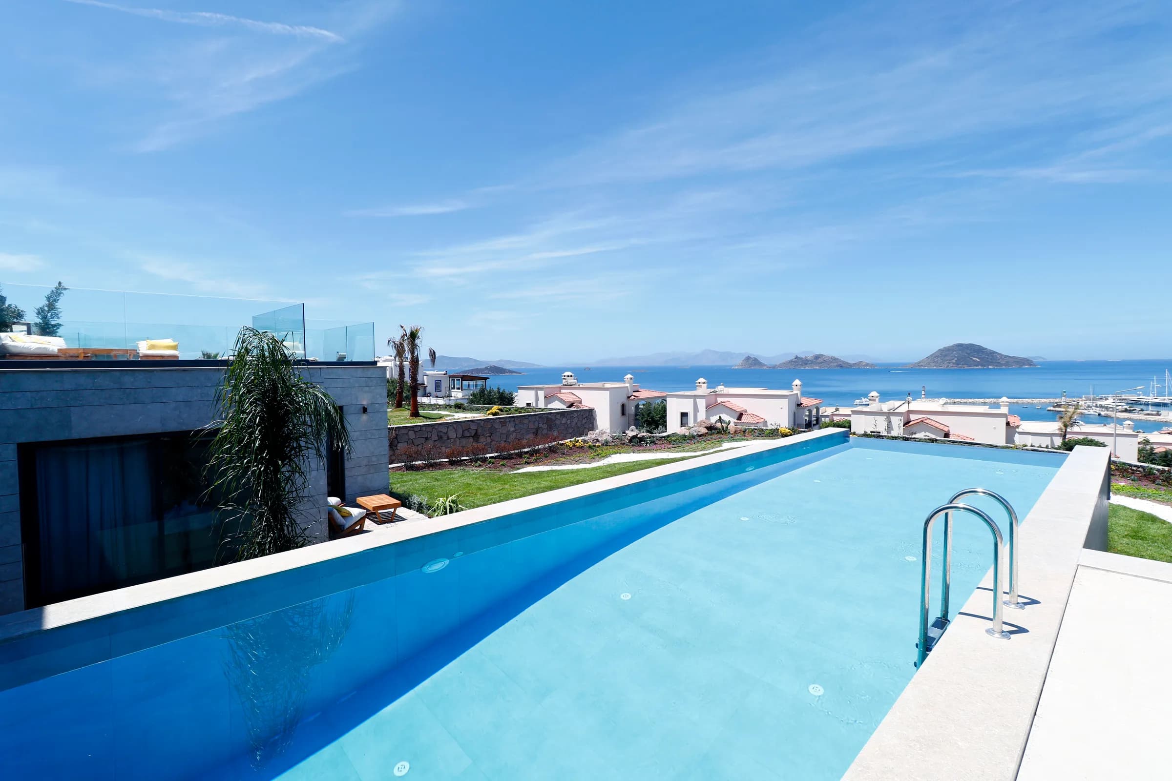 Bodrum Turgutreis Villa Admiral panoramik manzaralı ultra lüks villa galeri gorseli 4