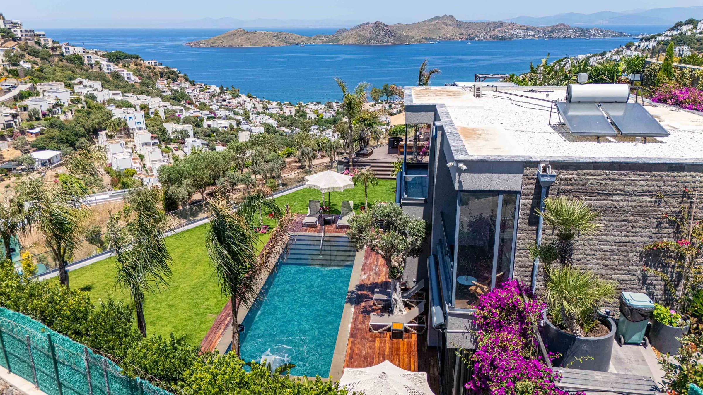 Bodrum Yalıkavak Villa Sunset jakuzili ultra lüks villa görünümü galeri gorseli 5