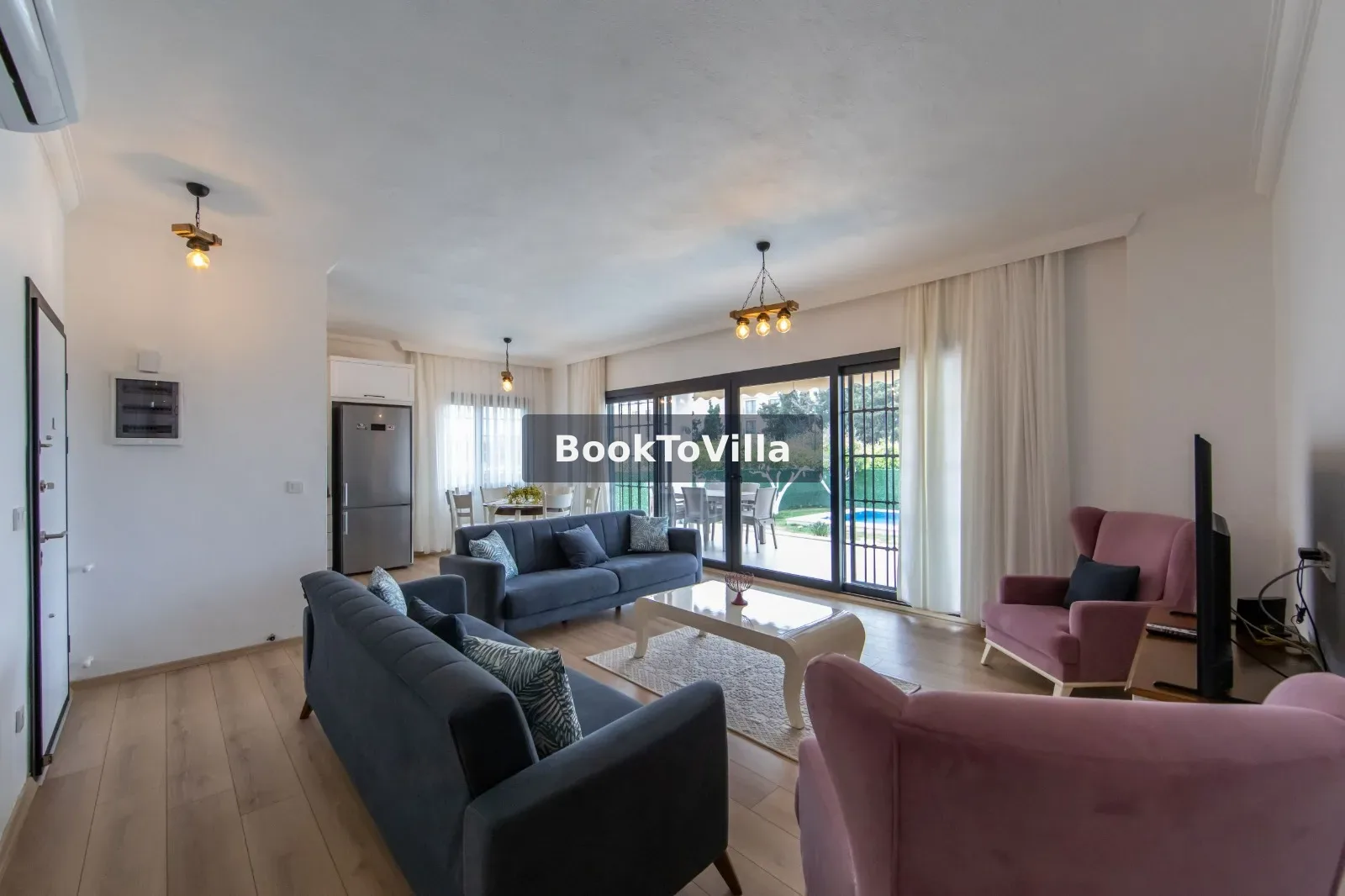 Bodrum Turgutreis Villa Aisa özel havuzlu lüks villa görünümü