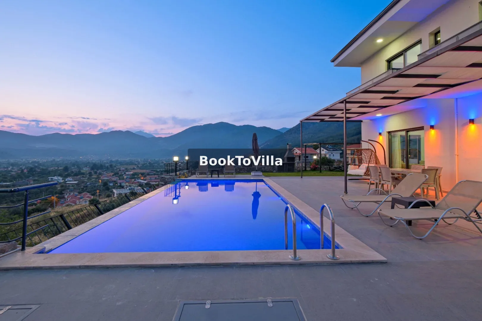 Fethiye Yeşilüzümlü Villa Aydamla özel havuzlu lüks villa