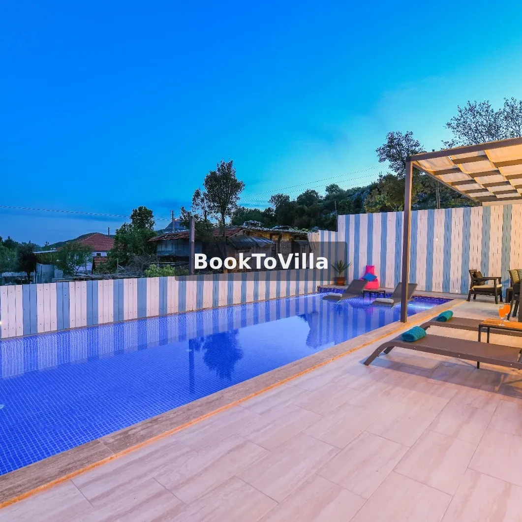 Kalkan İkizce Villa Barış özel havuzlu ekonomik villa