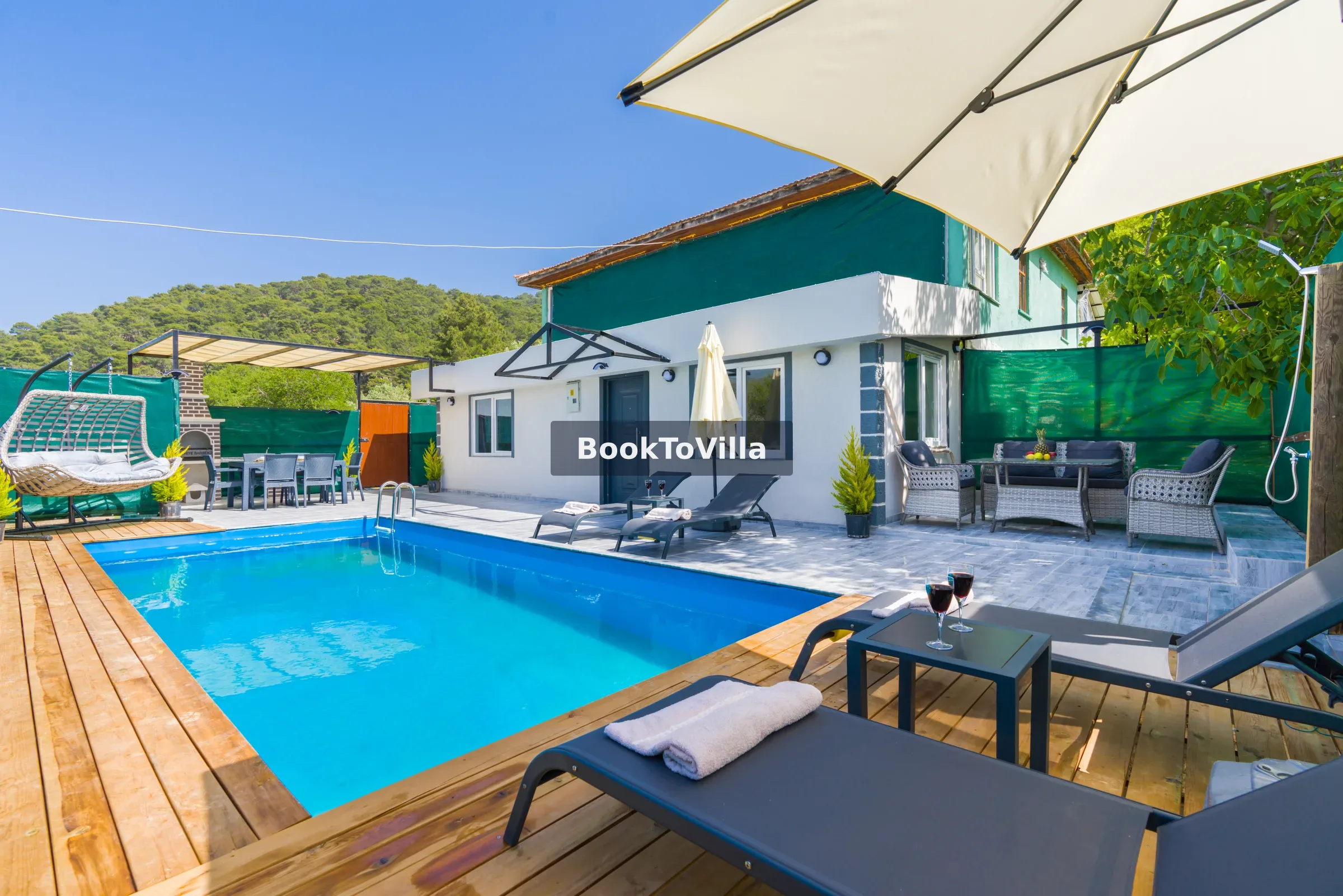 Kalkan Sarıbelen Villa Can Sarıbelen özel havuzlu lüks villa
