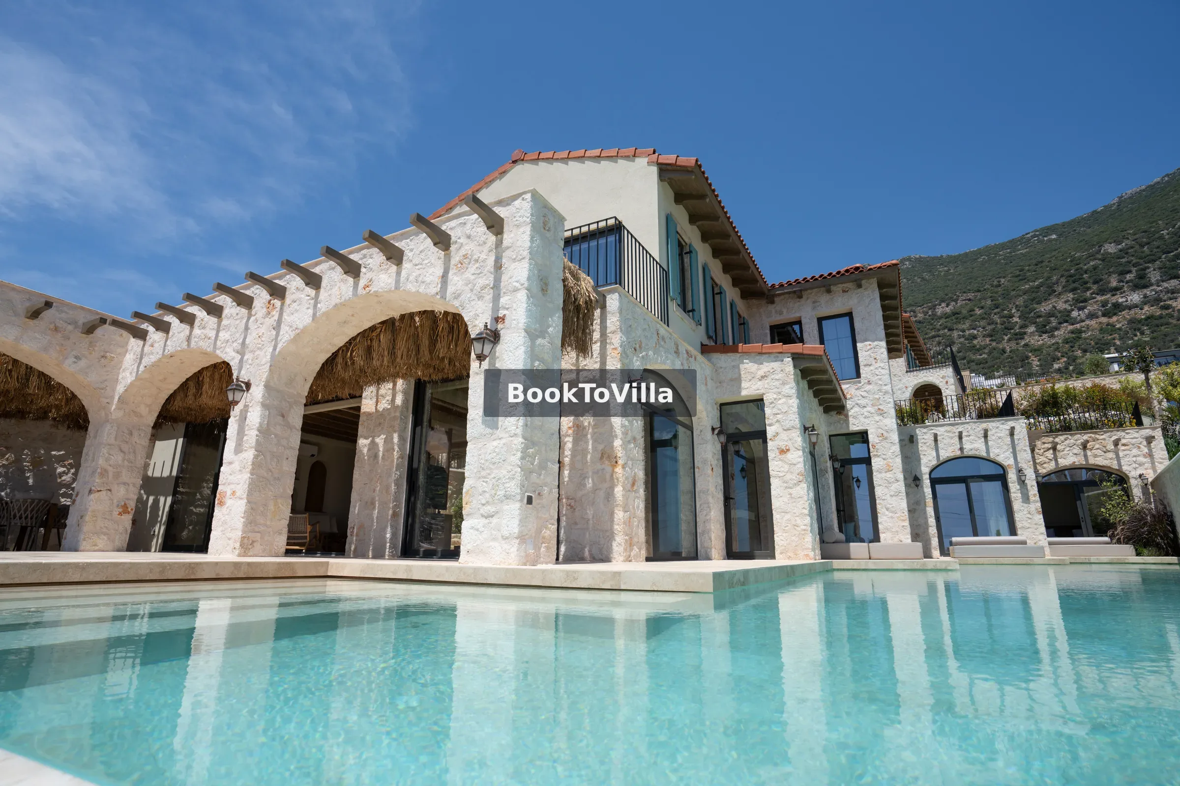 Kalkan Merkez Villa Erato deniz manzaralı özel havuzlu lüks villa
