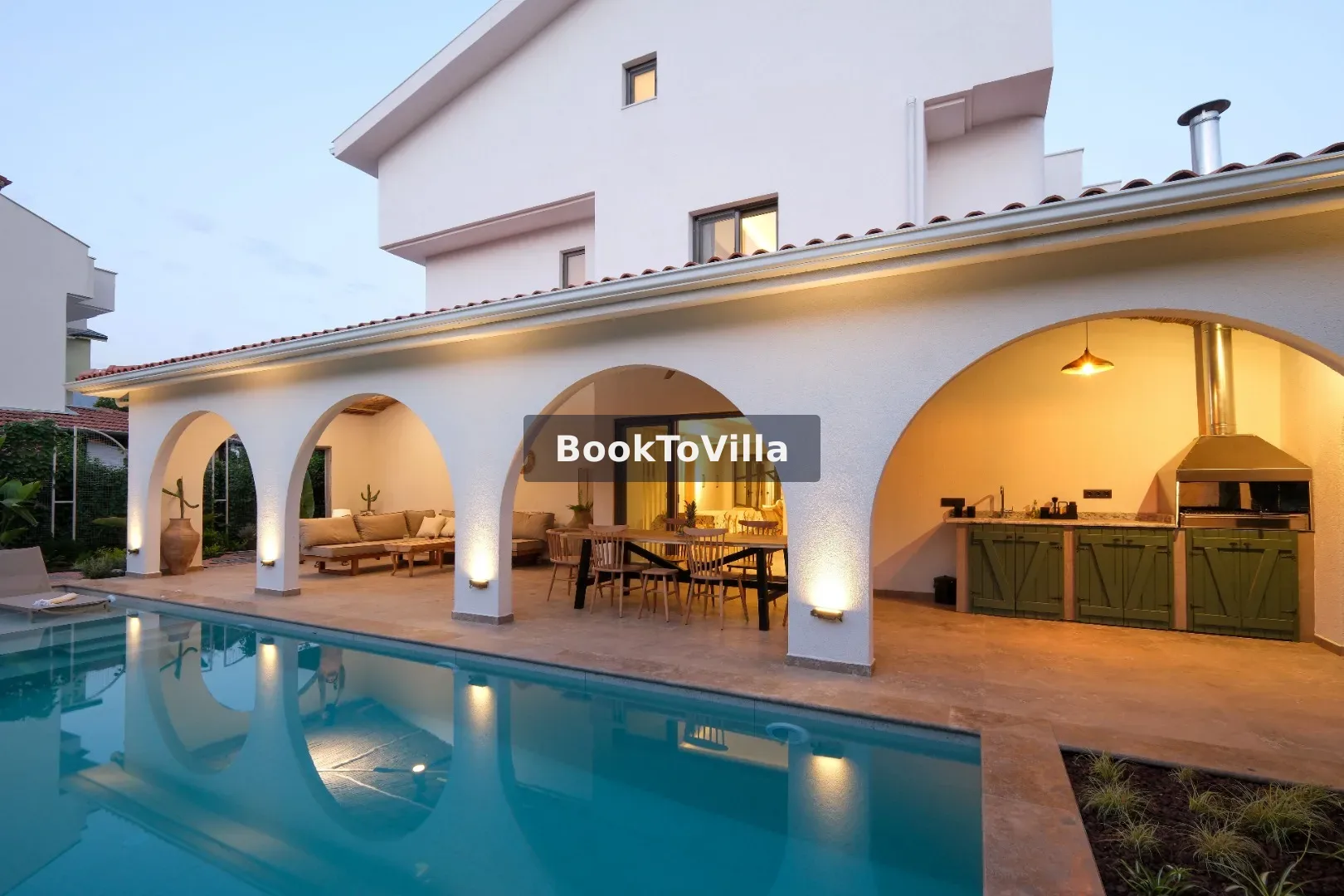Fethiye Çalış Villa Ezo kapalı ısıtmalı havuzlu lüks villa