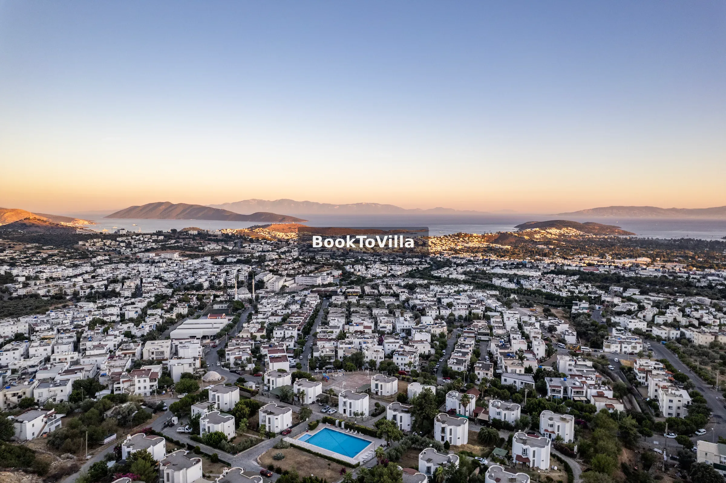Bodrum Konacık Villa Hidden Valley vadi manzaralı ultra lüks villa görünümü