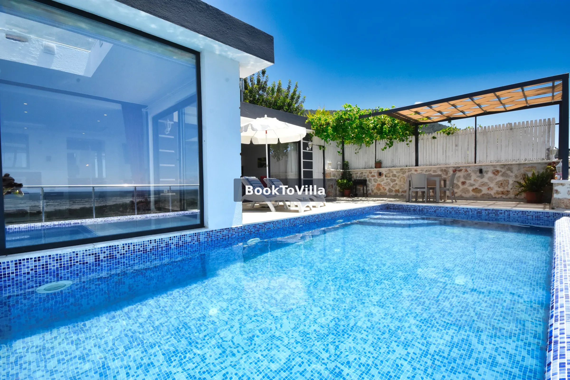 Kalkan Üzümlü Villa Huzur özel havuzlu balayı villası