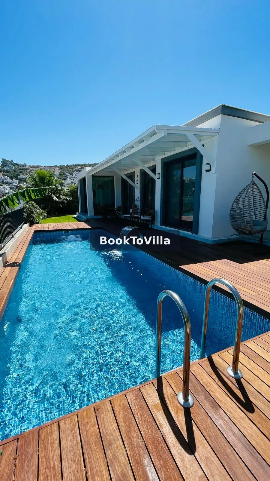 Bodrum Gündoğan Villa Kuvars deniz manzaralı özel havuzlu villa
