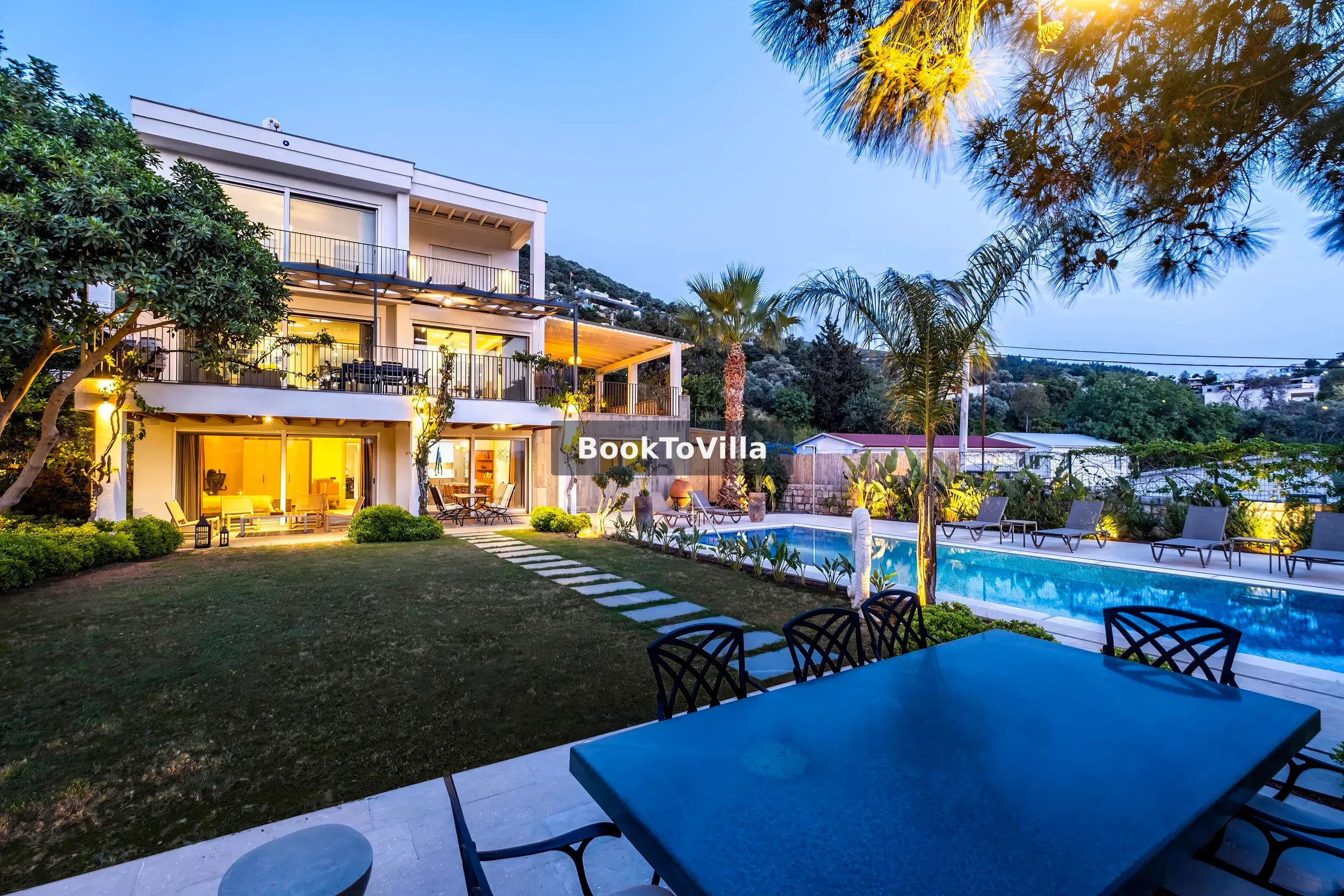 Bodrum Merkez Villa More deniz manzaralı özel havuzlu villa