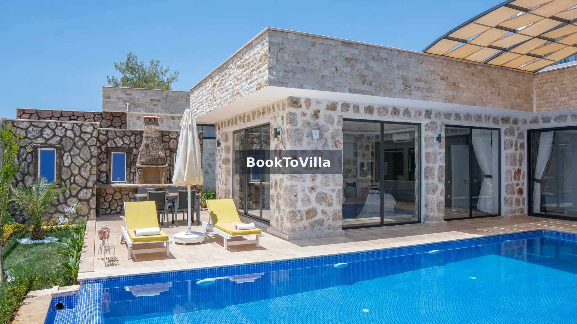 Kalkan İslamlar Villa Narin 7 ısıtmalı kapalı havuzlu özel villa