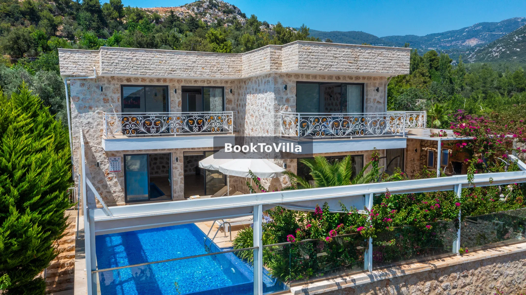 Kalkan İslamlar Villa Narin 9 ısıtmalı kapalı havuzlu özel villa
