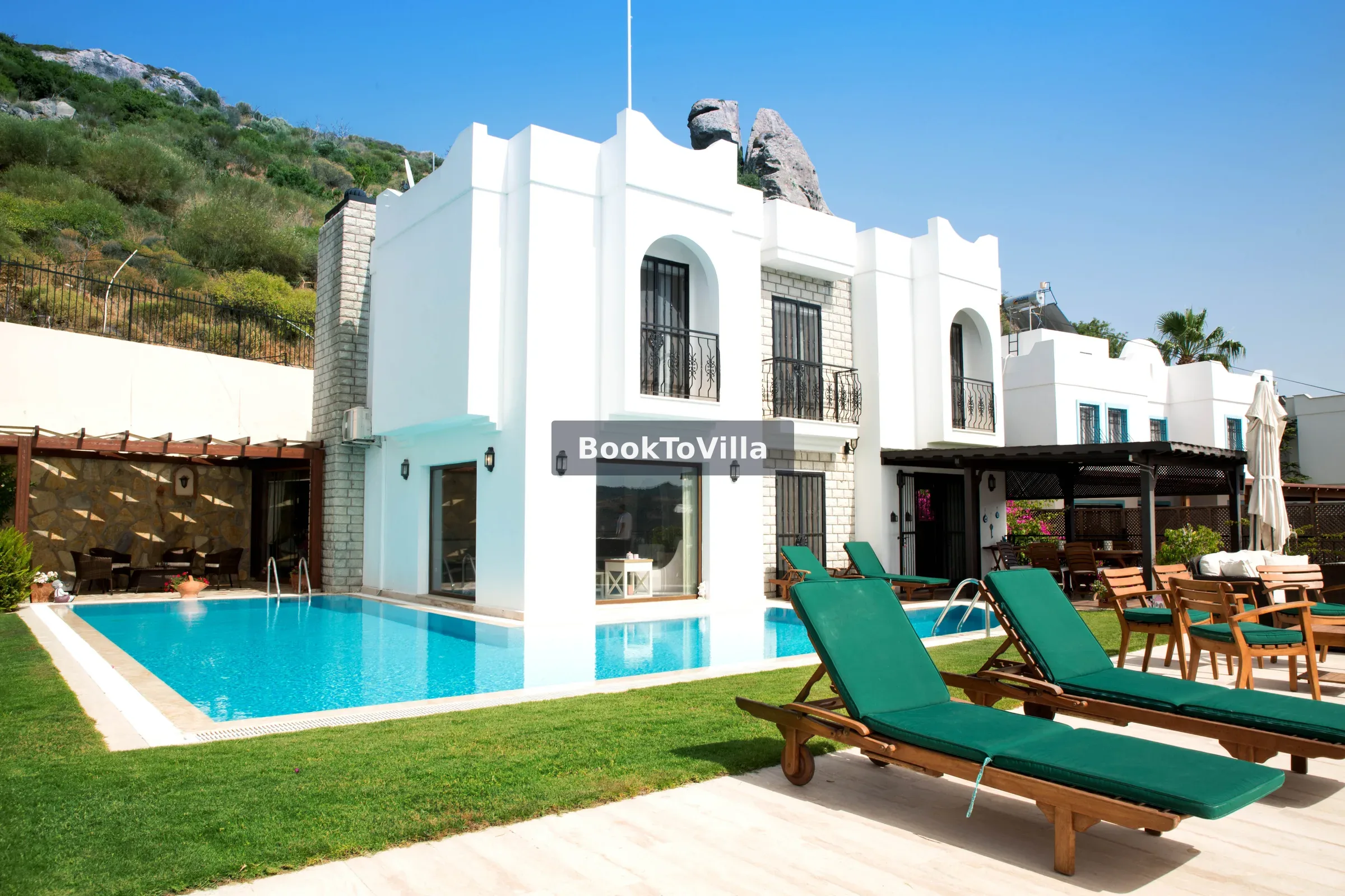 Bodrum Yalıkavak Villa Rana panoramik deniz manzaralı özel havuzlu villa