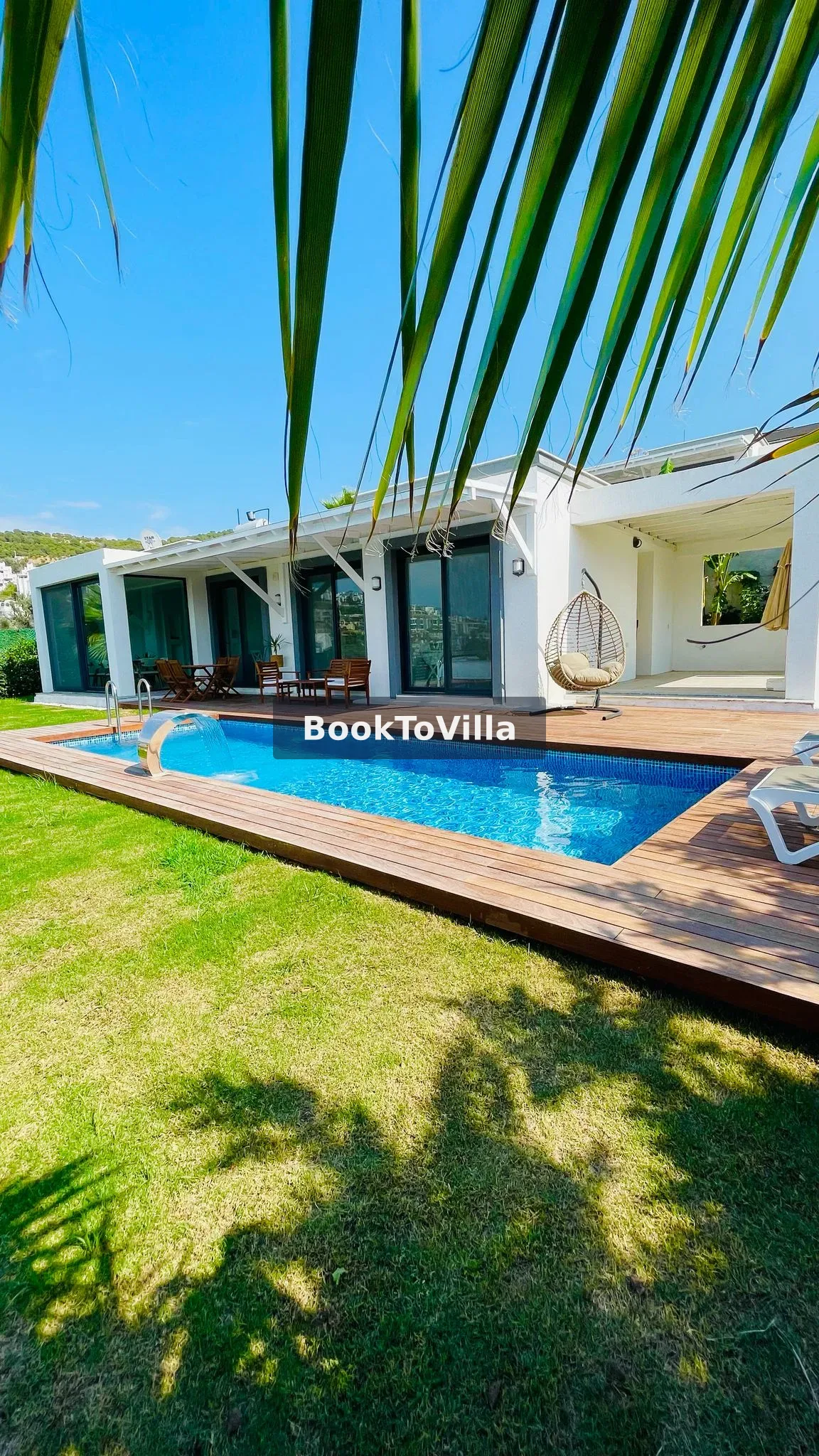 Bodrum Gündoğan Villa Safir deniz manzaralı özel havuzlu villa