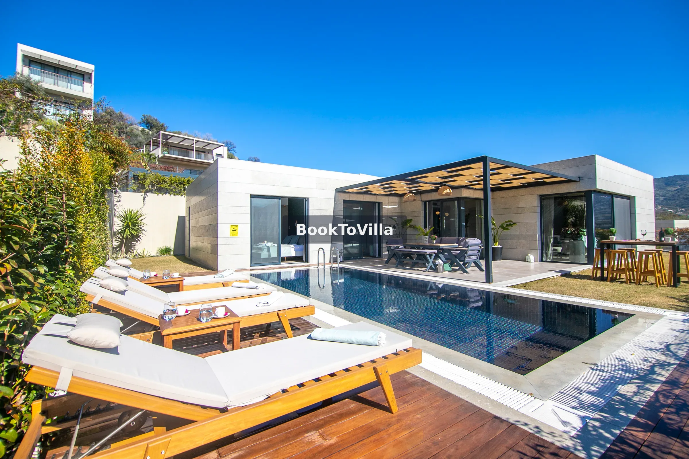 Bodrum Yalıkavak Villa Serenity deniz manzaralı özel havuzlu villa
