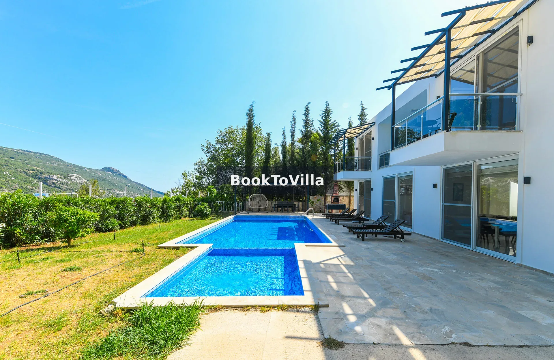 Kalkan İslamlar Villa White Stone özel havuzlu lüks villa